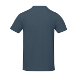 Maglietta da uomo a maniche corte in cotone 160g/m2 Elevate Life color azzurro ciano seconda vista posteriore