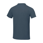 Maglietta da uomo a maniche corte in cotone 160g/m2 Elevate Life color azzurro ciano terza vista posteriore