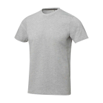 Maglietta da uomo a maniche corte in cotone 160g/m2 Elevate Life color grigio chiaro jensato