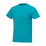 Maglietta da uomo a maniche corte in cotone 160g/m2 Elevate Life color azzurro pastello