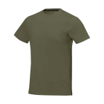 Maglietta da uomo a maniche corte in cotone 160g/m2 Elevate Life color verde oliva