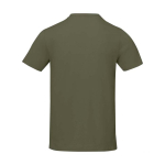 Maglietta da uomo a maniche corte in cotone 160g/m2 Elevate Life color verde oliva seconda vista posteriore
