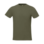 Maglietta da uomo a maniche corte in cotone 160g/m2 Elevate Life color verde oliva seconda vista frontale