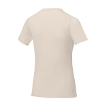 Maglietta da donna a maniche corte in cotone 160g/m2 Elevate Life color sabbia terza vista posteriore