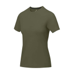 Maglietta da donna a maniche corte in cotone 160g/m2 Elevate Life color verde oliva