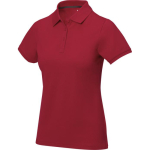 Polo da donna a maniche corte in piqué 200 g/m2 Elevate Life color rosso