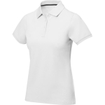 Polo da donna a maniche corte in piqué 200 g/m2 Elevate Life color bianco