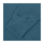 Felpa unisex in maglia con cappuccio 300 g/m2 Elevate Life color azzurro ciano vista dettaglio 1