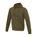 Felpa unisex in maglia con cappuccio 300 g/m2 Elevate Life color verde oliva