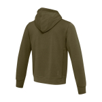 Felpa unisex in maglia con cappuccio 300 g/m2 Elevate Life color verde oliva terza vista posteriore