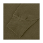 Felpa unisex in maglia con cappuccio 300 g/m2 Elevate Life color verde oliva vista dettaglio 1