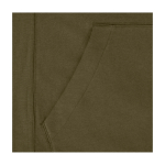 Felpa unisex in maglia con cappuccio 300 g/m2 Elevate Life color verde oliva vista dettaglio 2