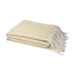 Coperta extra morbida e calda in poliestere riciclato 125 x 150 cm color beige