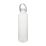 Borraccia in plastica riciclata con manico in silicone sul tappo 630ml color trasparente