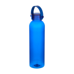 Borraccia in plastica riciclata con manico in silicone sul tappo 630ml color blu reale