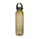 Borraccia in plastica riciclata con manico in silicone sul tappo 630ml color verde scuro