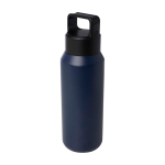 Borraccia in acciaio inox riciclato adatta a bevande gassate 600ml color blu mare