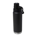 Borraccia ecologica a doppia parete con tappo a vite antigoccia 700ml color nero