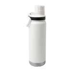 Borraccia ecologica a doppia parete con tappo a vite antigoccia 700ml color bianco seconda vista posteriore