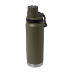 Borraccia ecologica a doppia parete con tappo a vite antigoccia 700ml color verde scuro