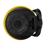 Borraccia ecologica a doppia parete con tappo a vite antigoccia 700ml color giallo scuro quarta vista