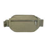 Borsa a tracolla in materiale riciclato con ampio scomparto principale color verde seconda vista frontale