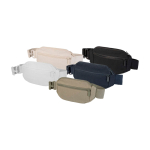 Borsa a tracolla in materiale riciclato con ampio scomparto principale color avorio seconda vista in vari colori