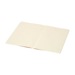 Quaderrno con copertina in cartone kraft A5 puntinato color naturale seconda vista