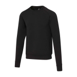 Maglione unisex girocollo tessuto interlock 350g/m2 Elevate Life color nero