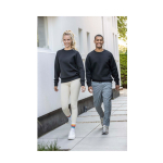 Maglione unisex girocollo tessuto interlock 350g/m2 Elevate Life color nero immagine stile di vita