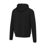 Felpa sportiva unisex elasticità integrata 350g/m2 Elevate Life color nero terza vista posteriore