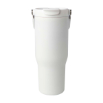 Tazza take away in acciaio inox riciclato con coperchio 900ml seconda vista posteriore