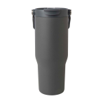 Tazza take away in acciaio inox riciclato con coperchio 900ml seconda vista posteriore