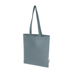 Tote bag in cotone riciclato e RPET 7L 140 g/m2 color grigio