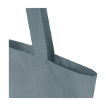 Tote bag in cotone riciclato e RPET 7L 140 g/m2 color grigio vista dettaglio 1