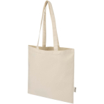 Tote bag in cotone riciclato e RPET 7L 140 g/m2 color naturale