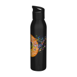Borraccia in acciaio inox riciclato a parete singola 650ml color nero