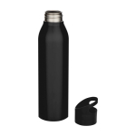 Borraccia in acciaio inox riciclato a parete singola 650ml color nero seconda vista