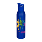 Borraccia in acciaio inox riciclato a parete singola 650ml color blu