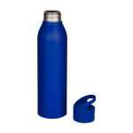 Borraccia in acciaio inox riciclato a parete singola 650ml color blu seconda vista