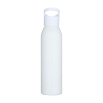 Borraccia in acciaio inox riciclato a parete singola 650ml color bianco seconda vista frontale