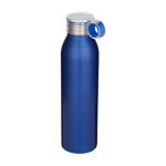 Borraccia in acciaio inox riciclato con manico rotondo 650ml color blu reale