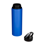 Borraccia in acciaio inox riciclato a parete singola 800ml color blu reale seconda vista