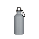 Borraccia in acciaio inox riciclato opaca a parete singola 400ml vista area di stampa