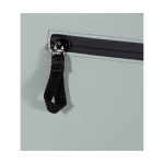 Zaino arrotolabile in pelle sintetica impermeabile per PC 15” color grigio vista dettaglio 1