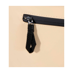 Zaino arrotolabile in pelle sintetica impermeabile per PC 15” color avorio vista dettaglio 1