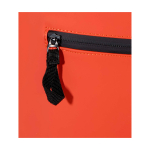 Zaino arrotolabile in pelle sintetica impermeabile per PC 15” color rosa salmone vista dettaglio 1