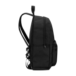 Zaino urbano ecologico e idrorepellente 16L per PC 14” color nero vista laterale