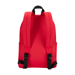 Zaino urbano ecologico e idrorepellente 16L per PC 14” color rosso seconda vista posteriore