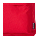 Zaino urbano ecologico e idrorepellente 16L per PC 14” color rosso vista dettaglio 1